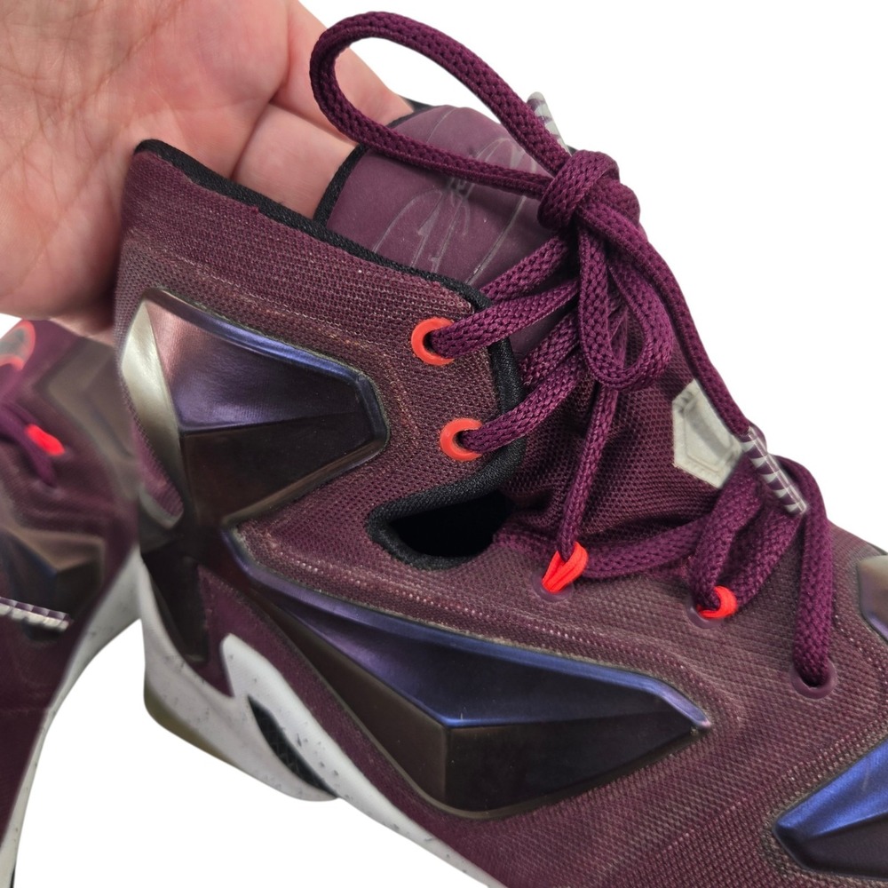 Nike Labron James 13 Mulberry Purple Mens US 12 Shoes Style Code 807219-500 - Picture 12 of 16